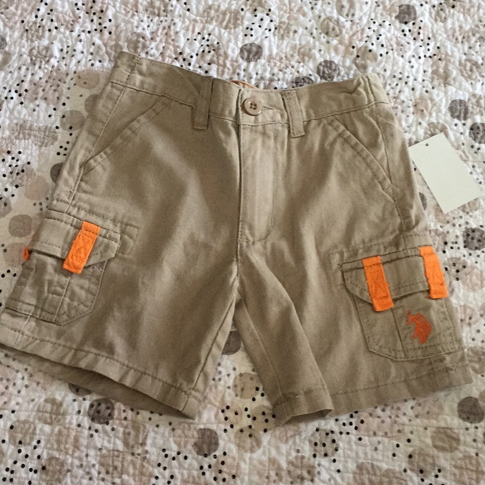 NWT US Polo Assn. Khaki Shorts 3T